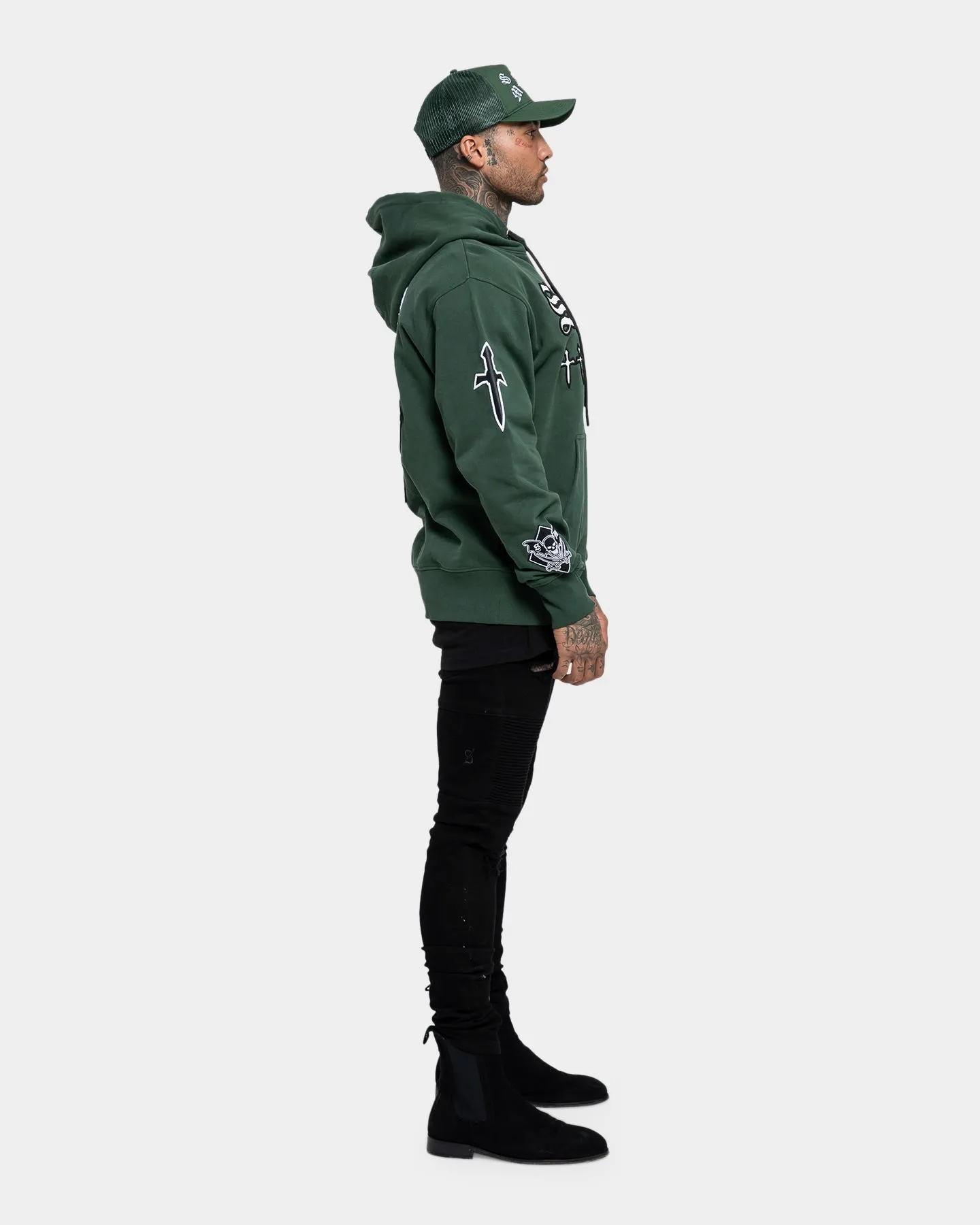 Saint Morta Graveyard Hoodie Dark Green