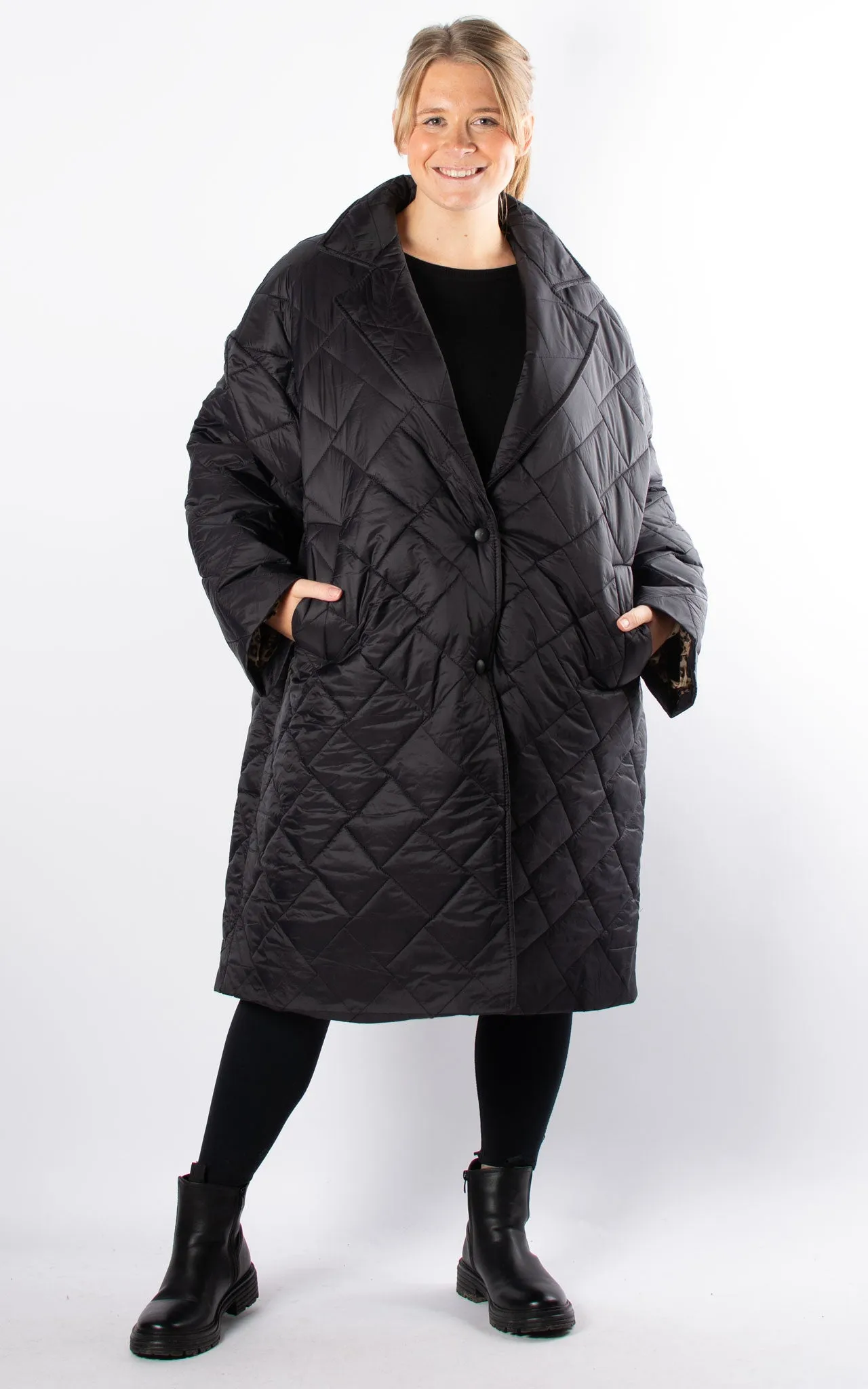 Sarah Padded Coat | Black