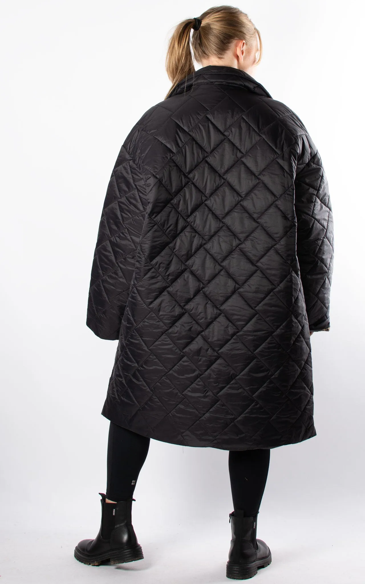 Sarah Padded Coat | Black