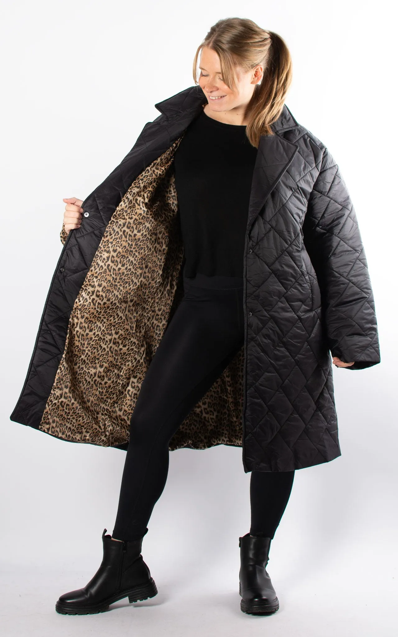 Sarah Padded Coat | Black