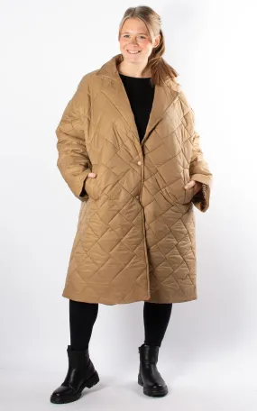 Sarah Padded Coat | Camel