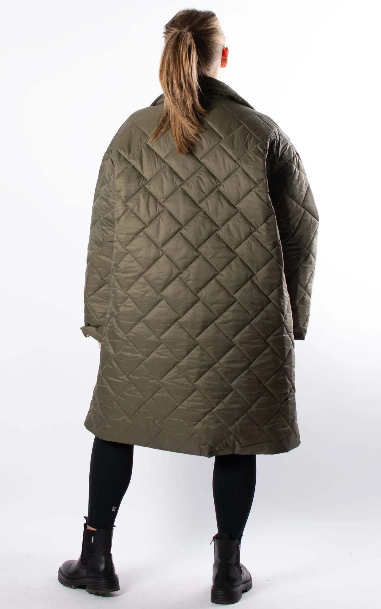 Sarah Padded Coat | Khaki