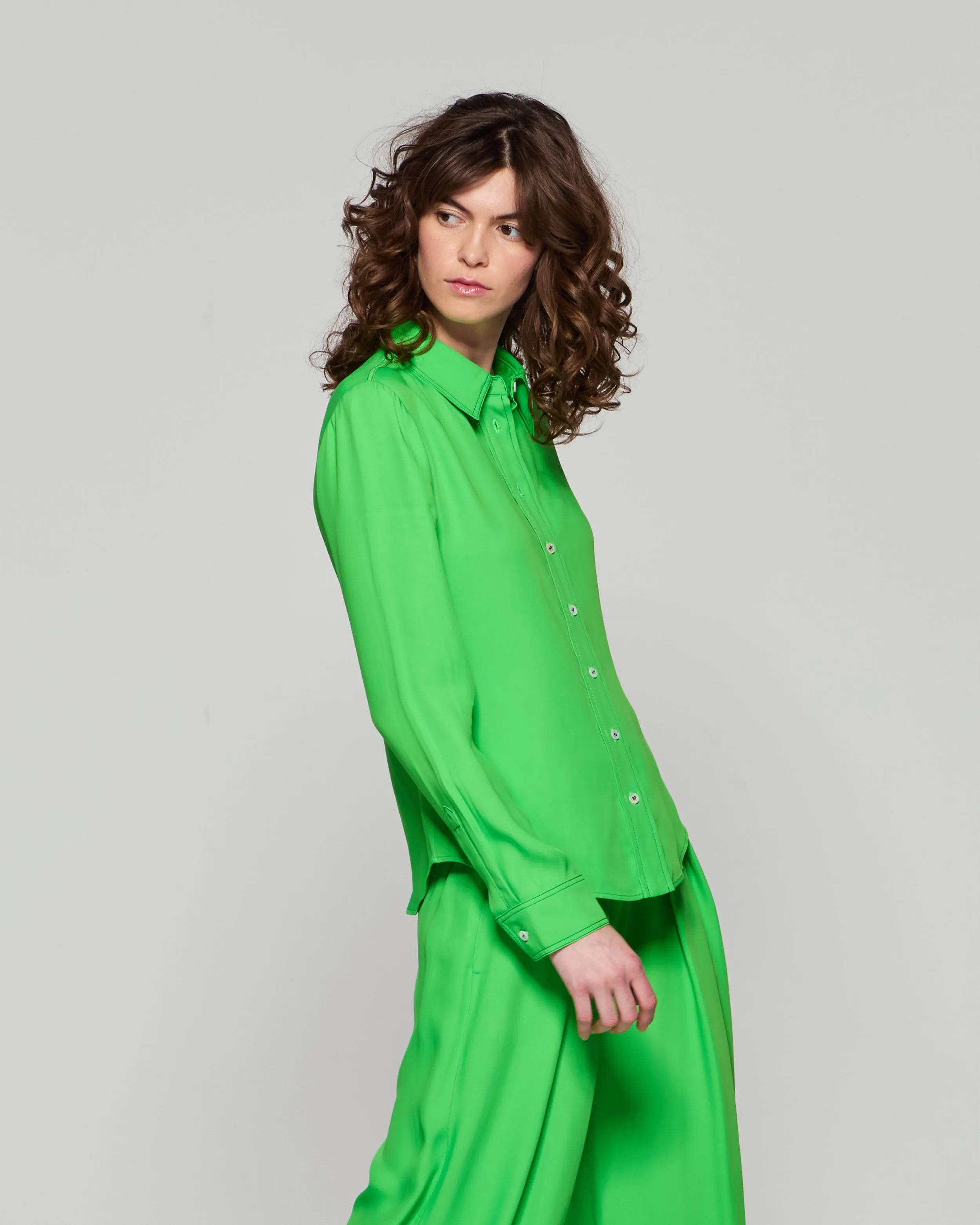 Serena Shirt - Bright Green