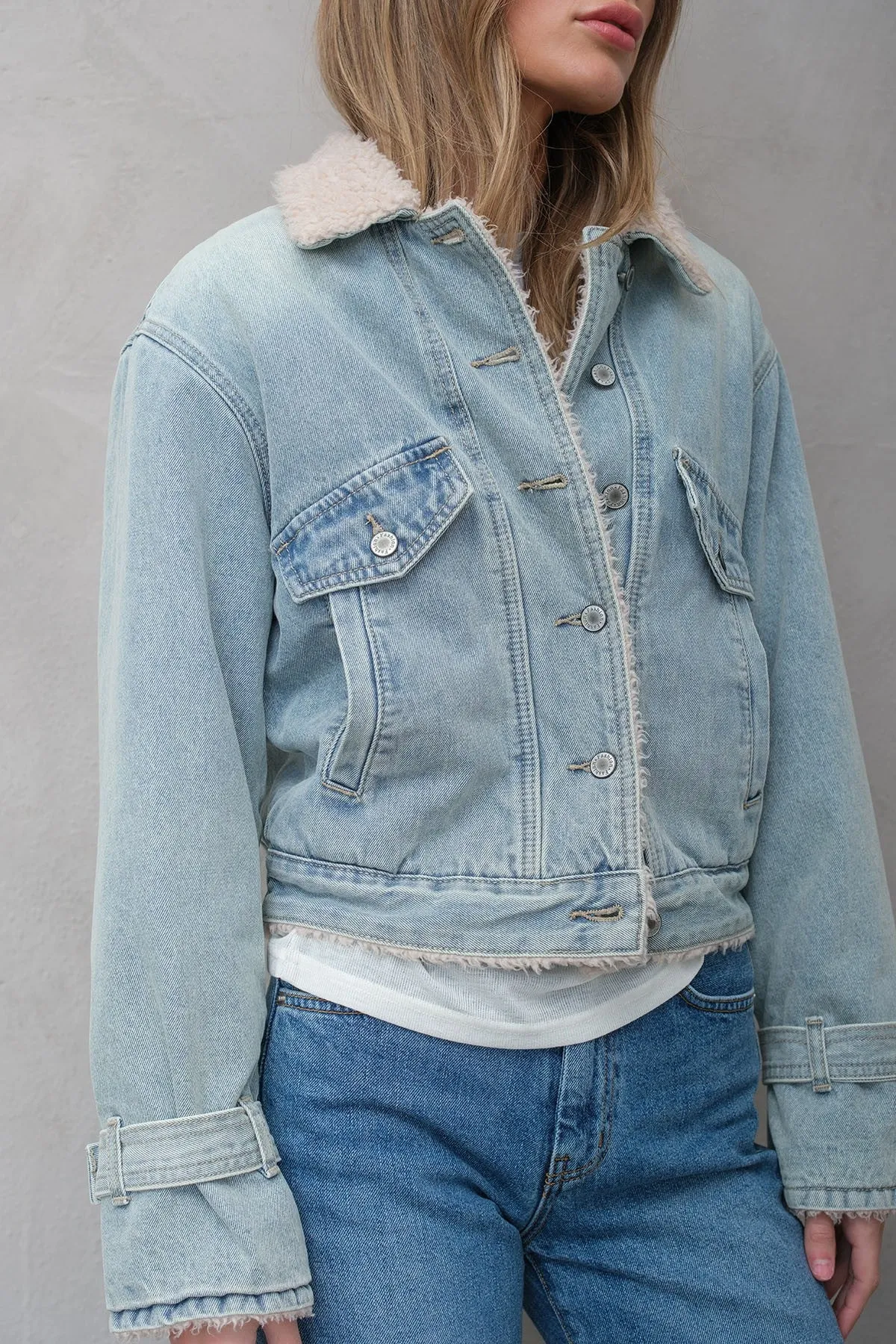 Sherpa Denim Trucker Jacket