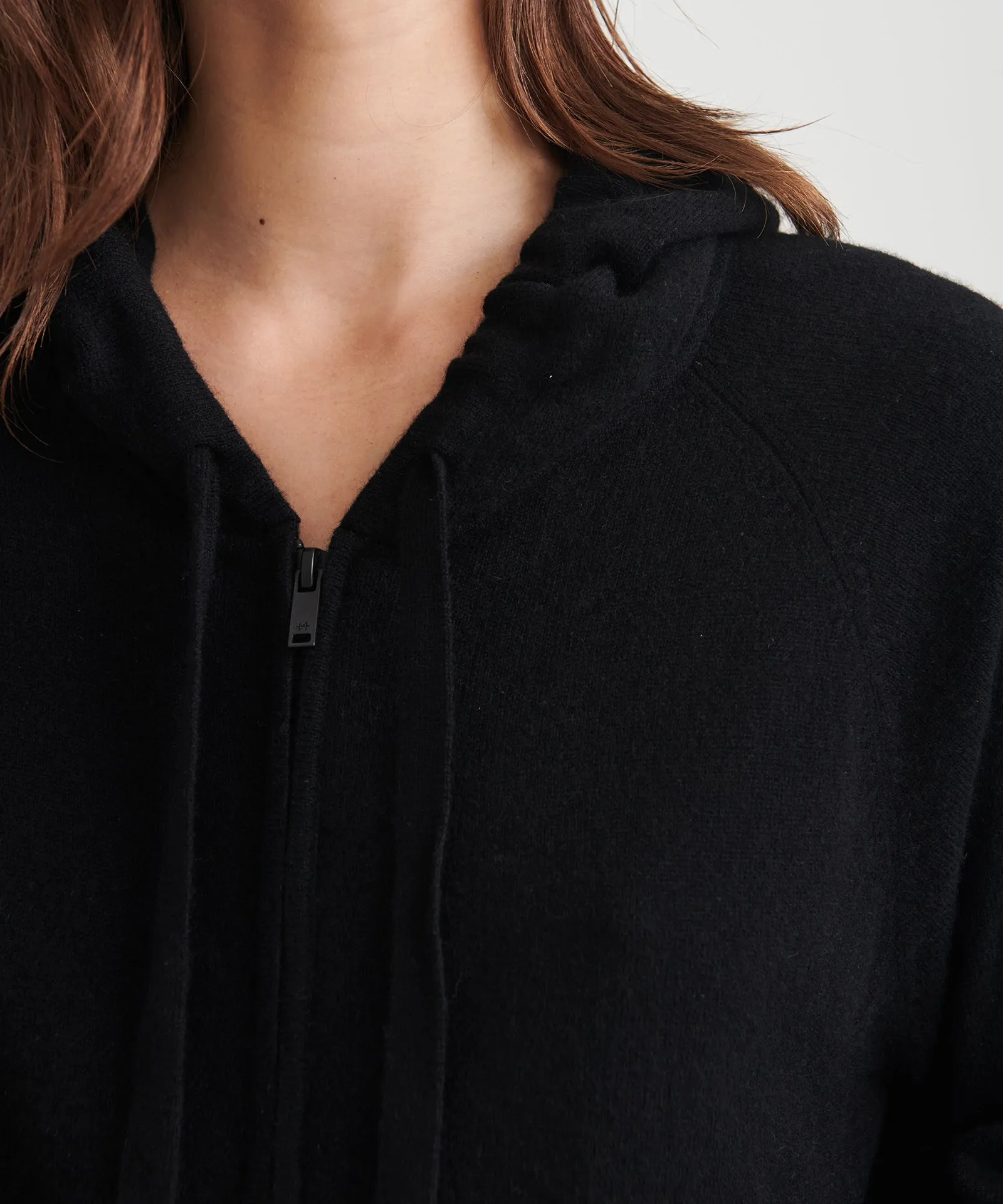 Signature Cashmere Zip Up Hoodie