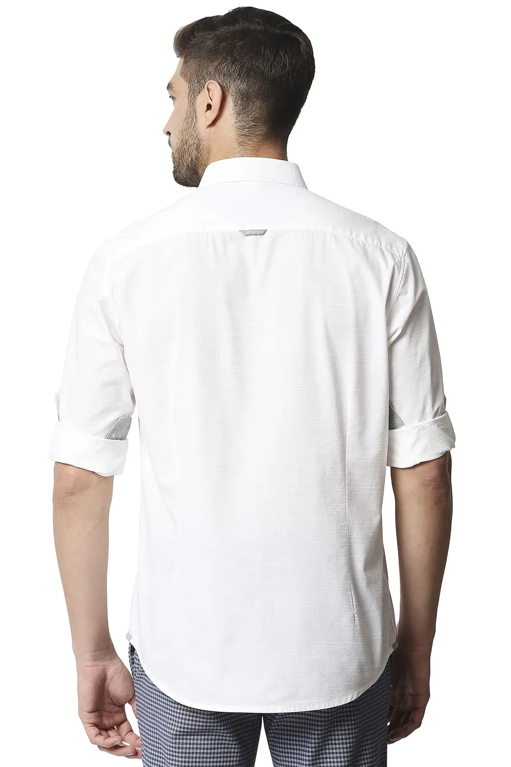 Slim Fit Slub Shirt