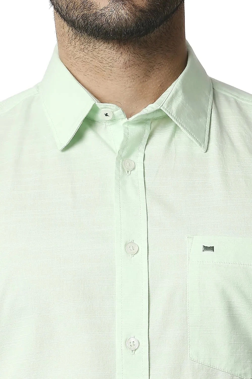 Slim Fit Slub Shirt