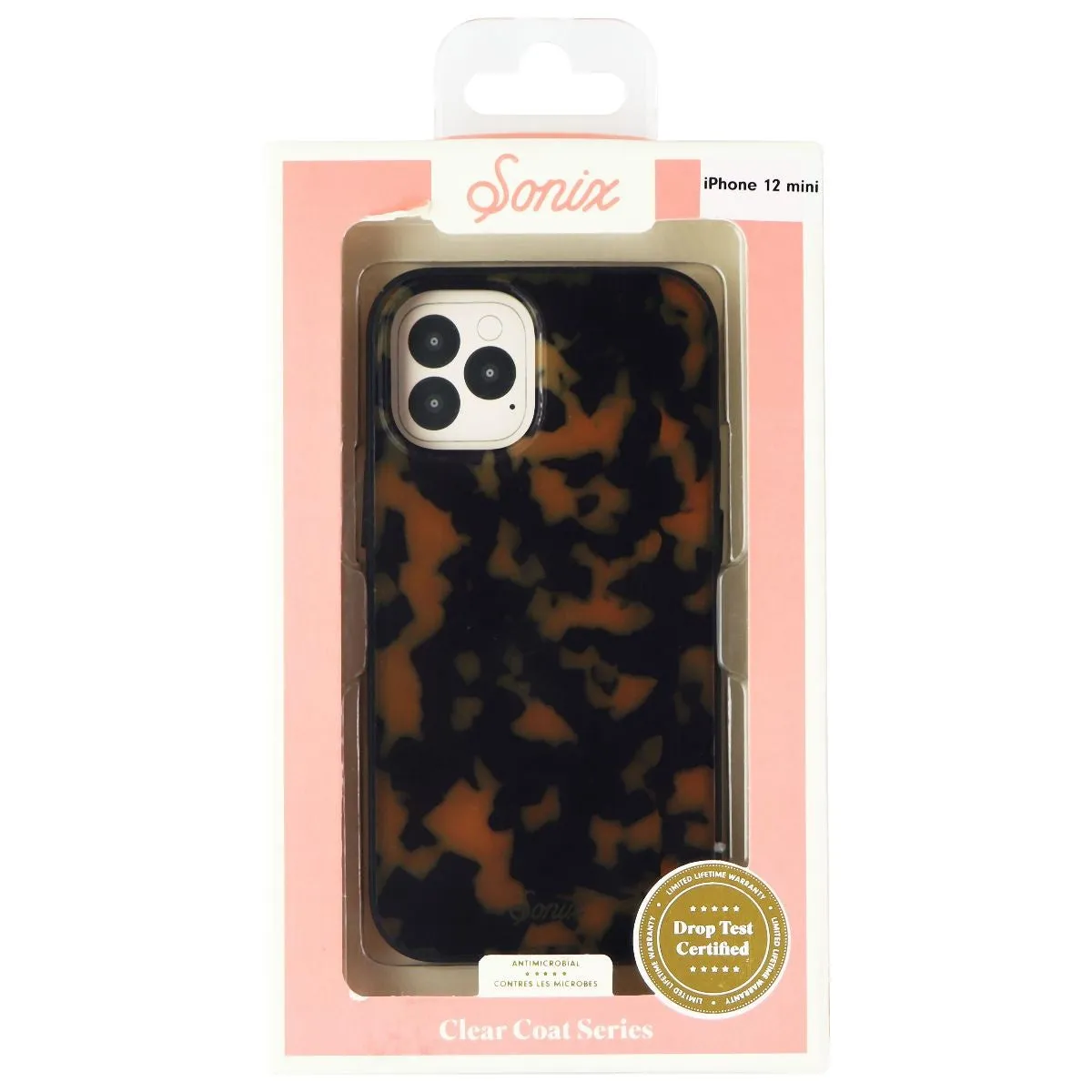 Sonix Clear Coat Series Case for Apple iPhone 12 Mini - Brown Tortoise