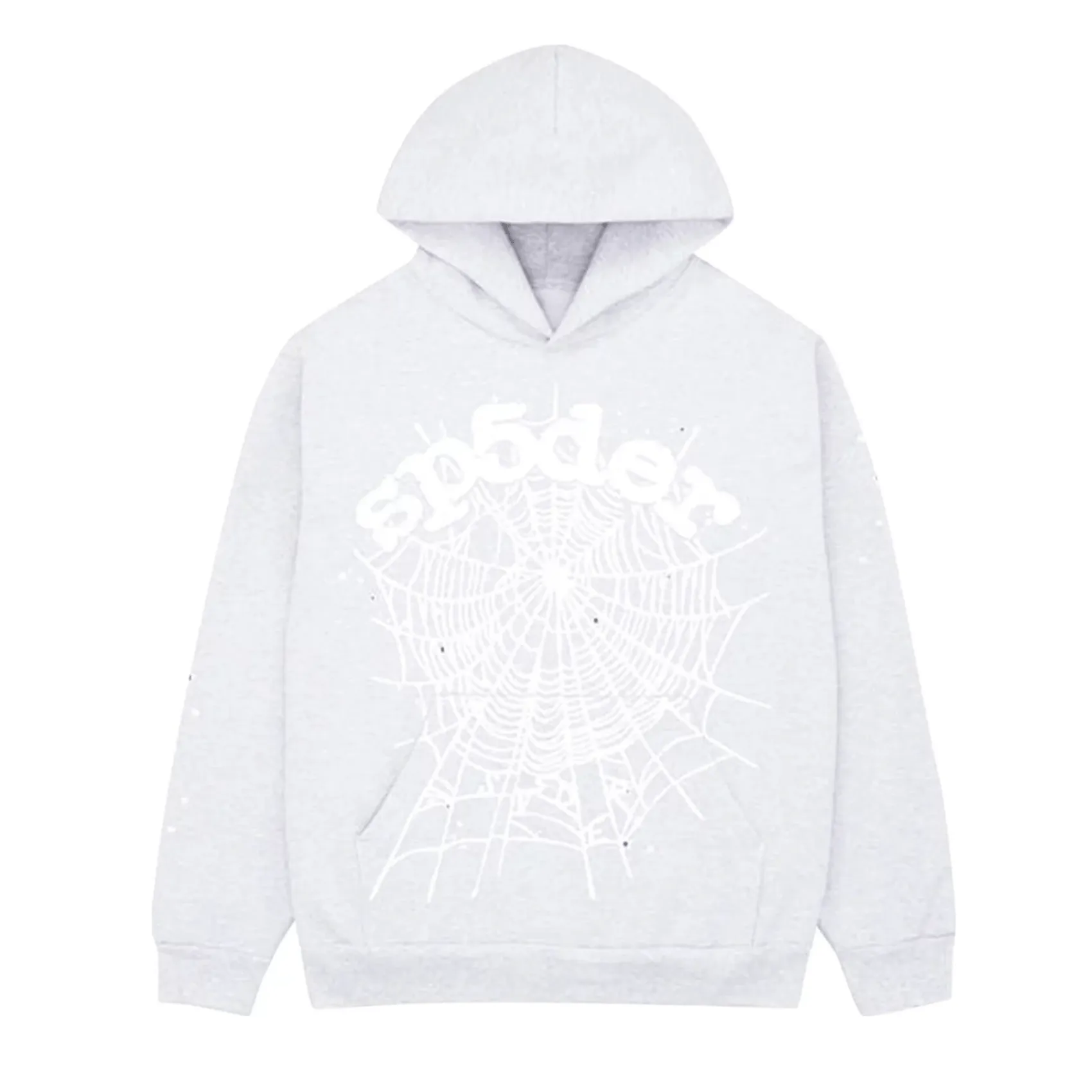 Sp5der OG Web 'Heather Grey' Hoodie