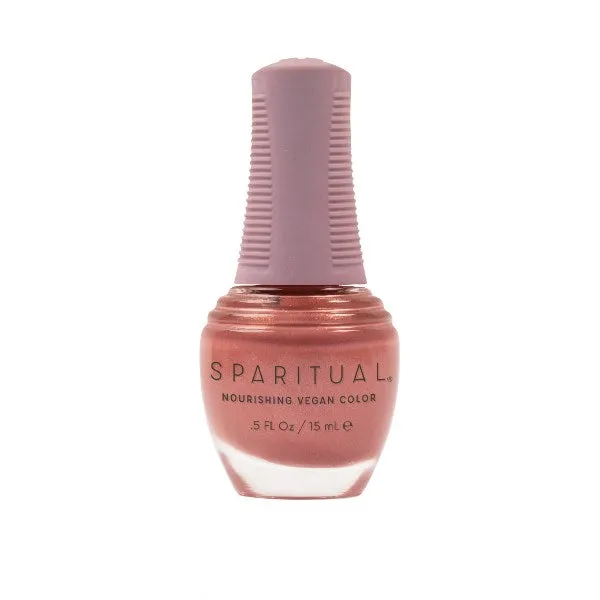 Sparitual Nourishing Lacquer Polish - Vitality - Pink Copper Shimmer - 15ML