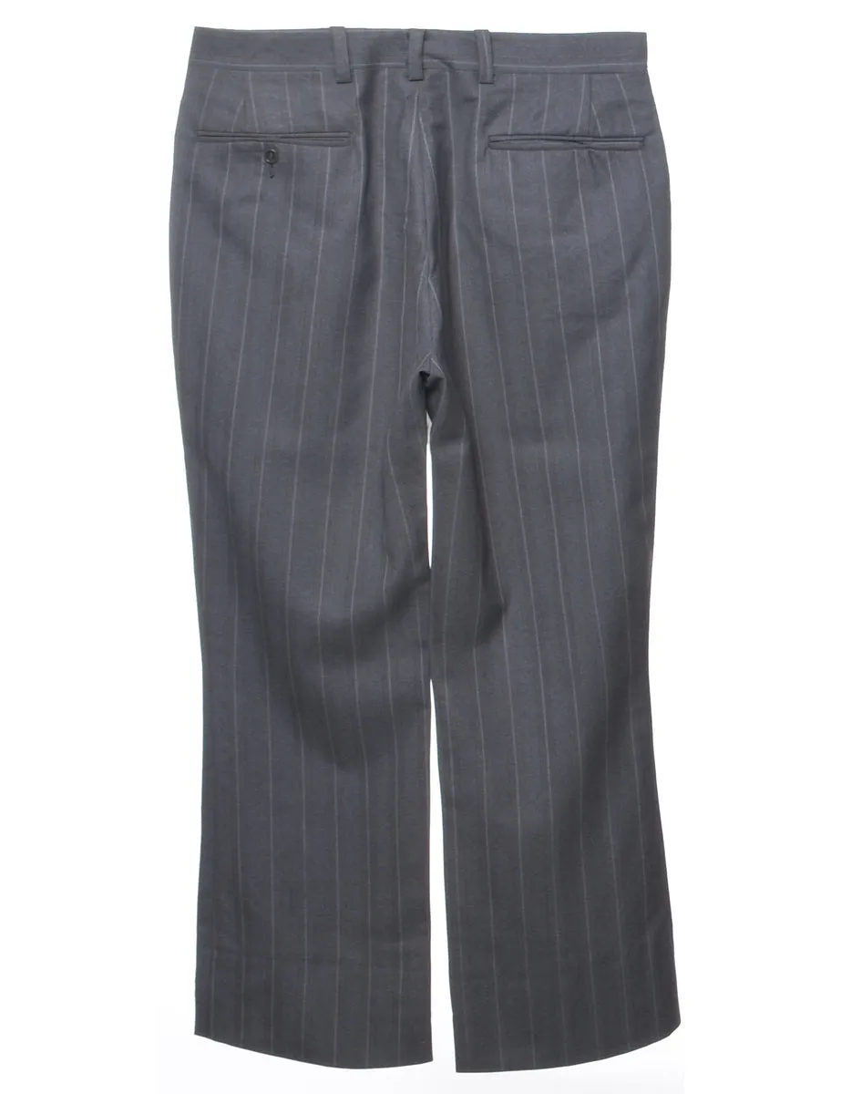 Striped Pattern Trousers - W32 L28