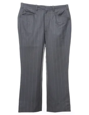 Striped Pattern Trousers - W32 L28