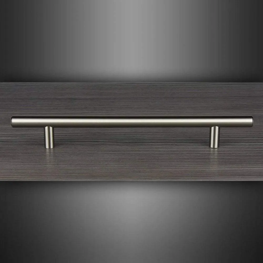 T-Bar Brushed Nickel Cupboard Door Cabinet Handle M4TEC Balintore D4