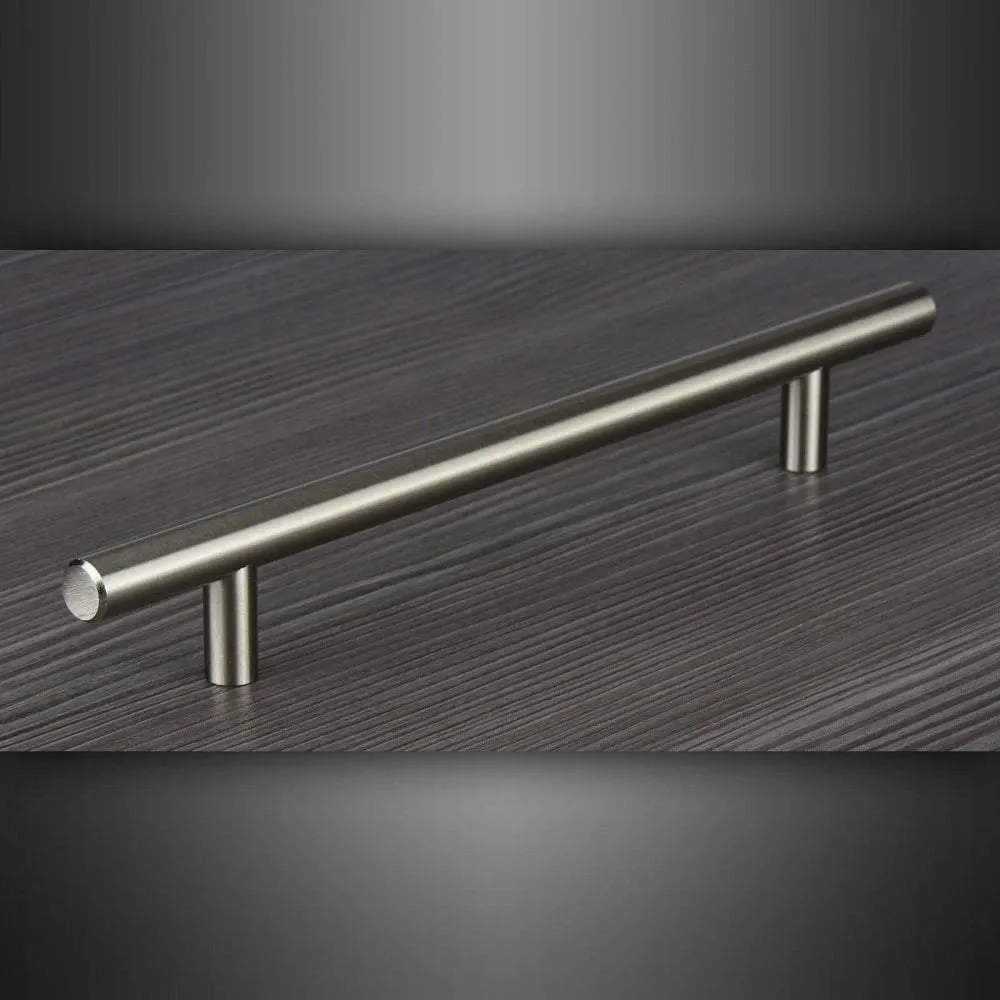 T-Bar Brushed Nickel Cupboard Door Cabinet Handle M4TEC Balintore D4