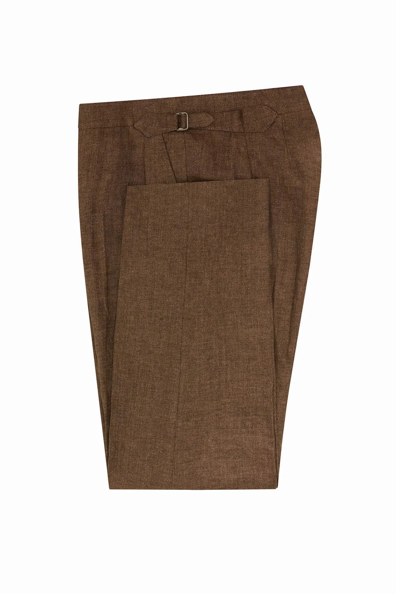 Tan Linen Twill Trousers