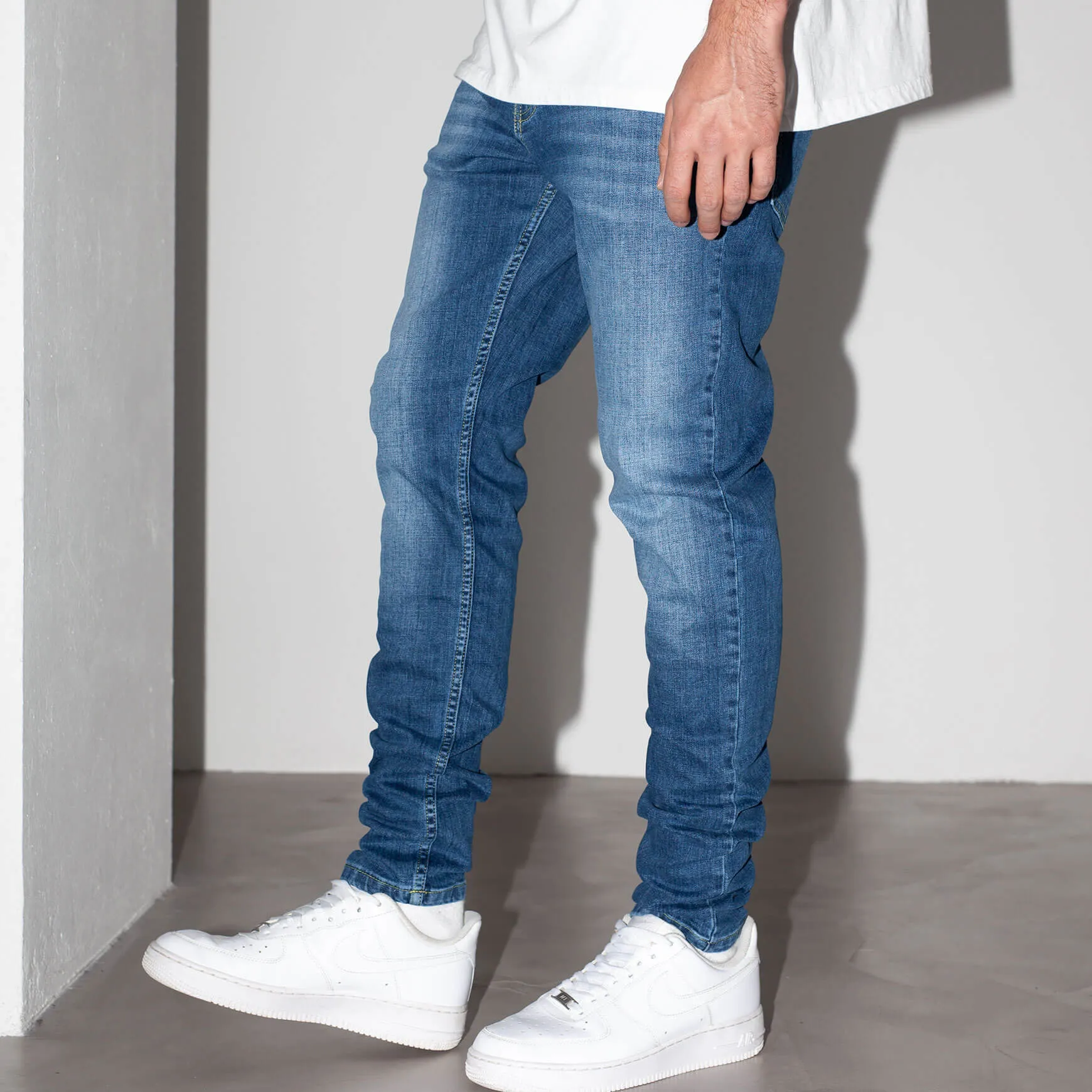 Tapered Denim V2 Mid Blue