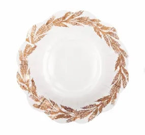 Thanksgiving Elegant Shaped Bowl 7" | 8 ct