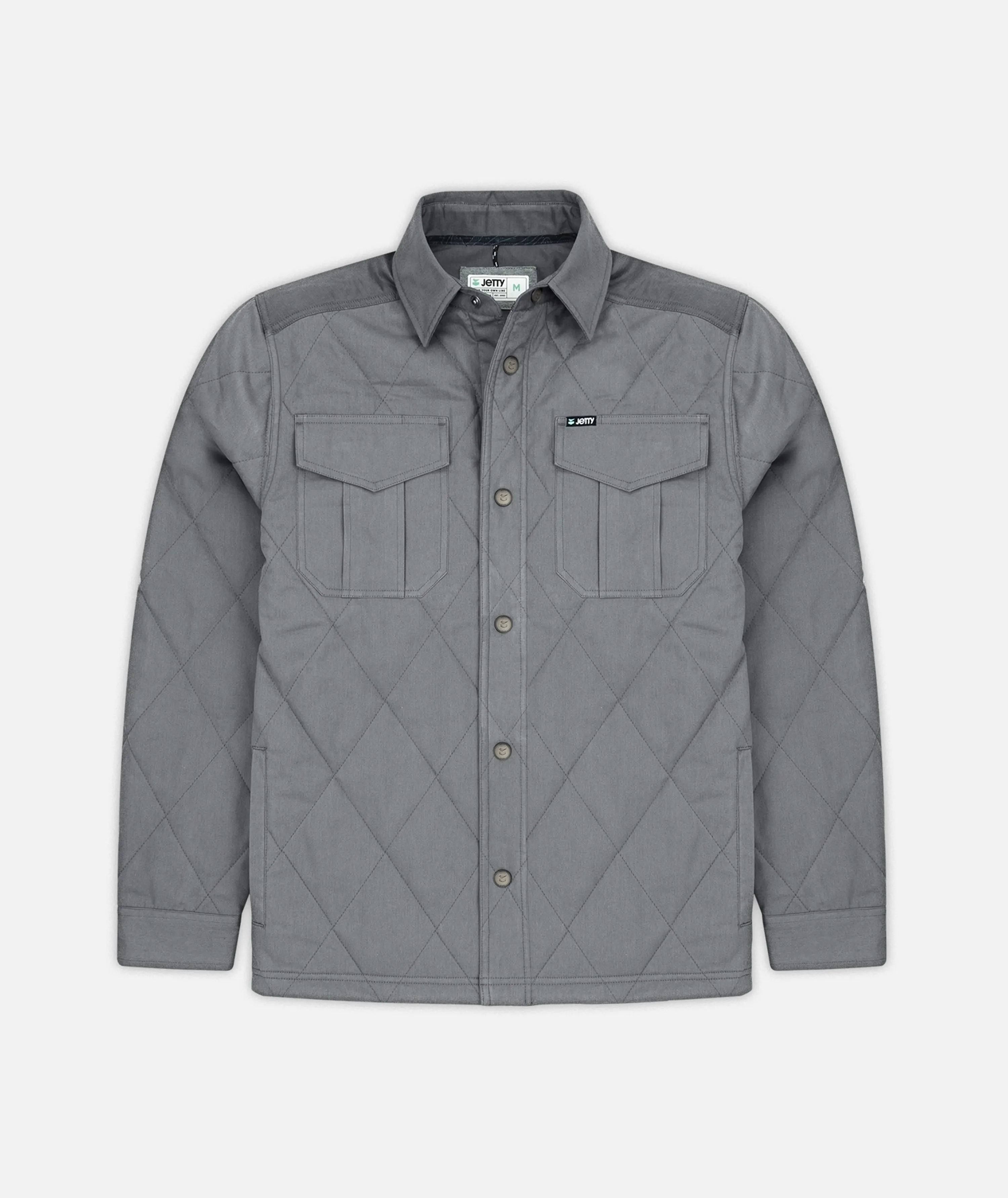 The Dogwood Quilted Jacket - Grey