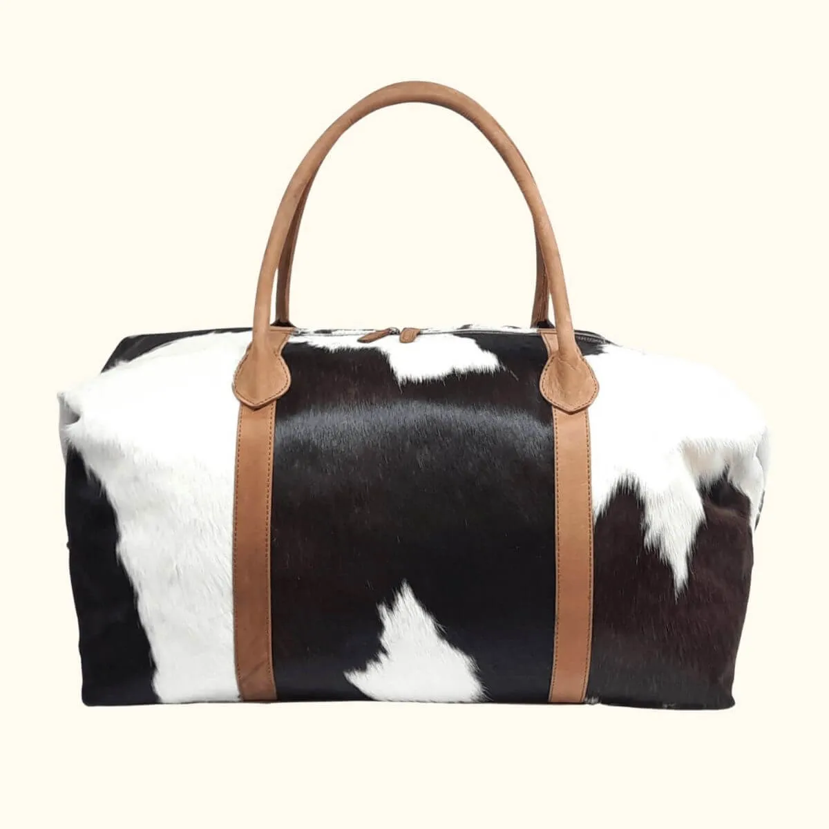 The Western Boho - Cowhide Leather Duffel Bag