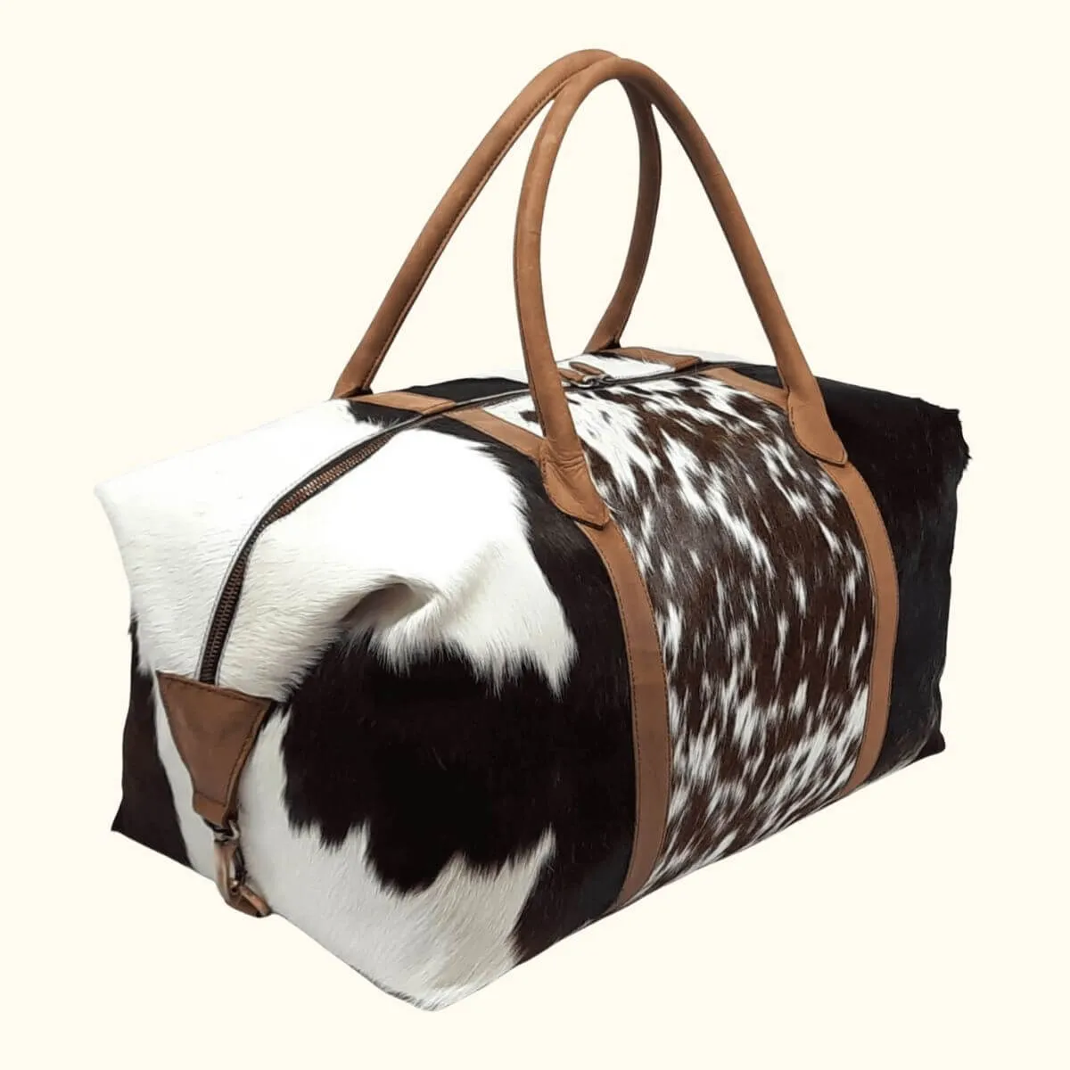 The Western Boho - Cowhide Leather Duffel Bag