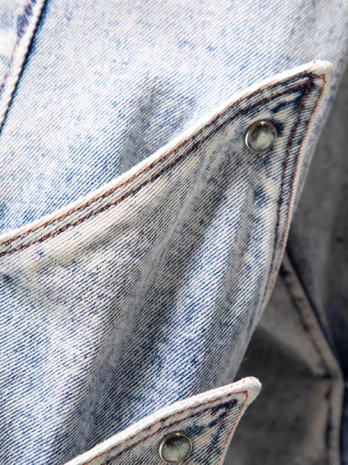 Thesupermade High Street Deconstructed Washed Jeans