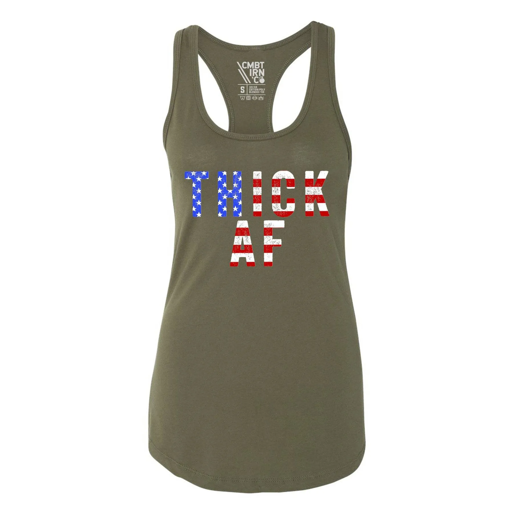 Thick AF USA Edition Women's Racerback Tank