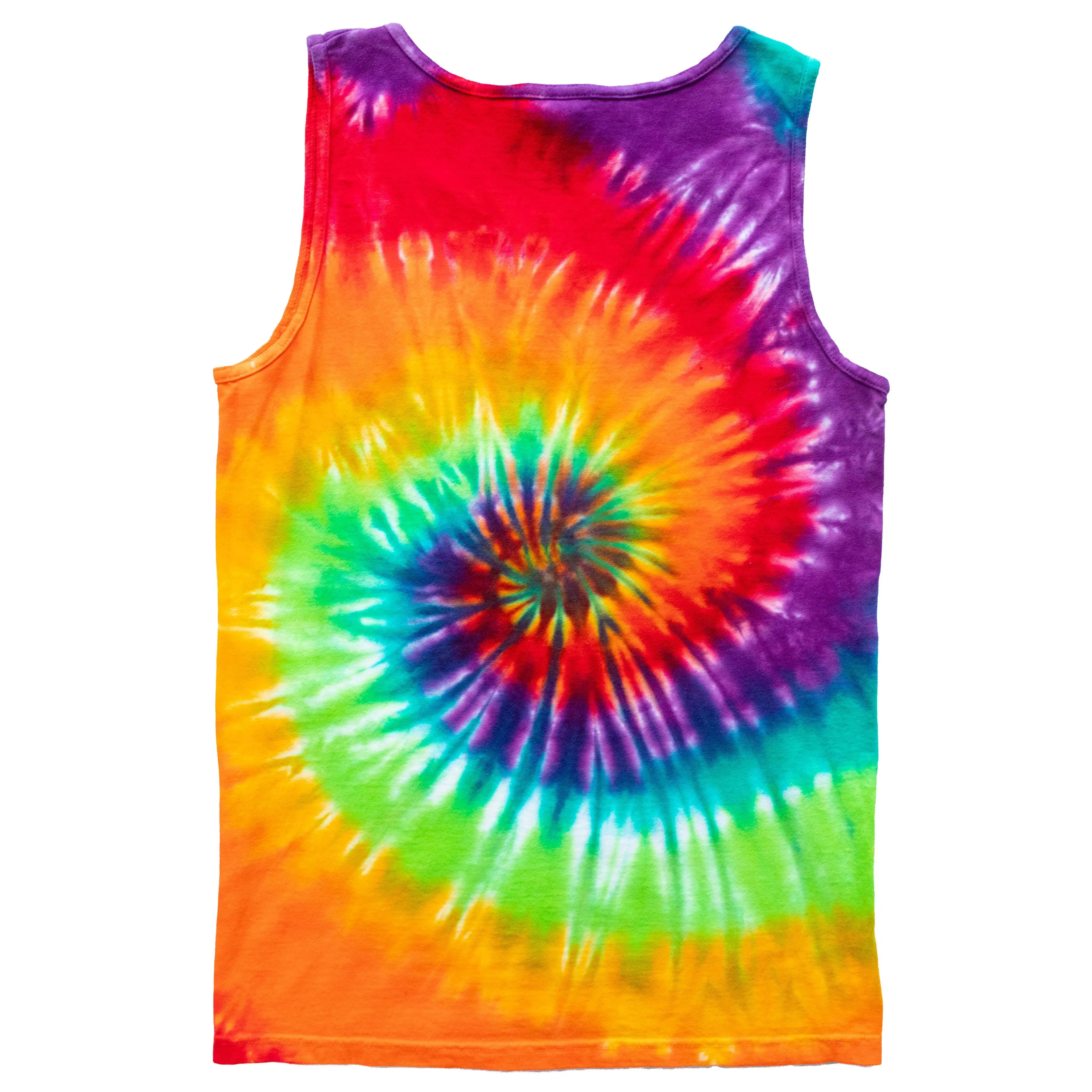 Tie Dye Men's Tank Top with Pocket