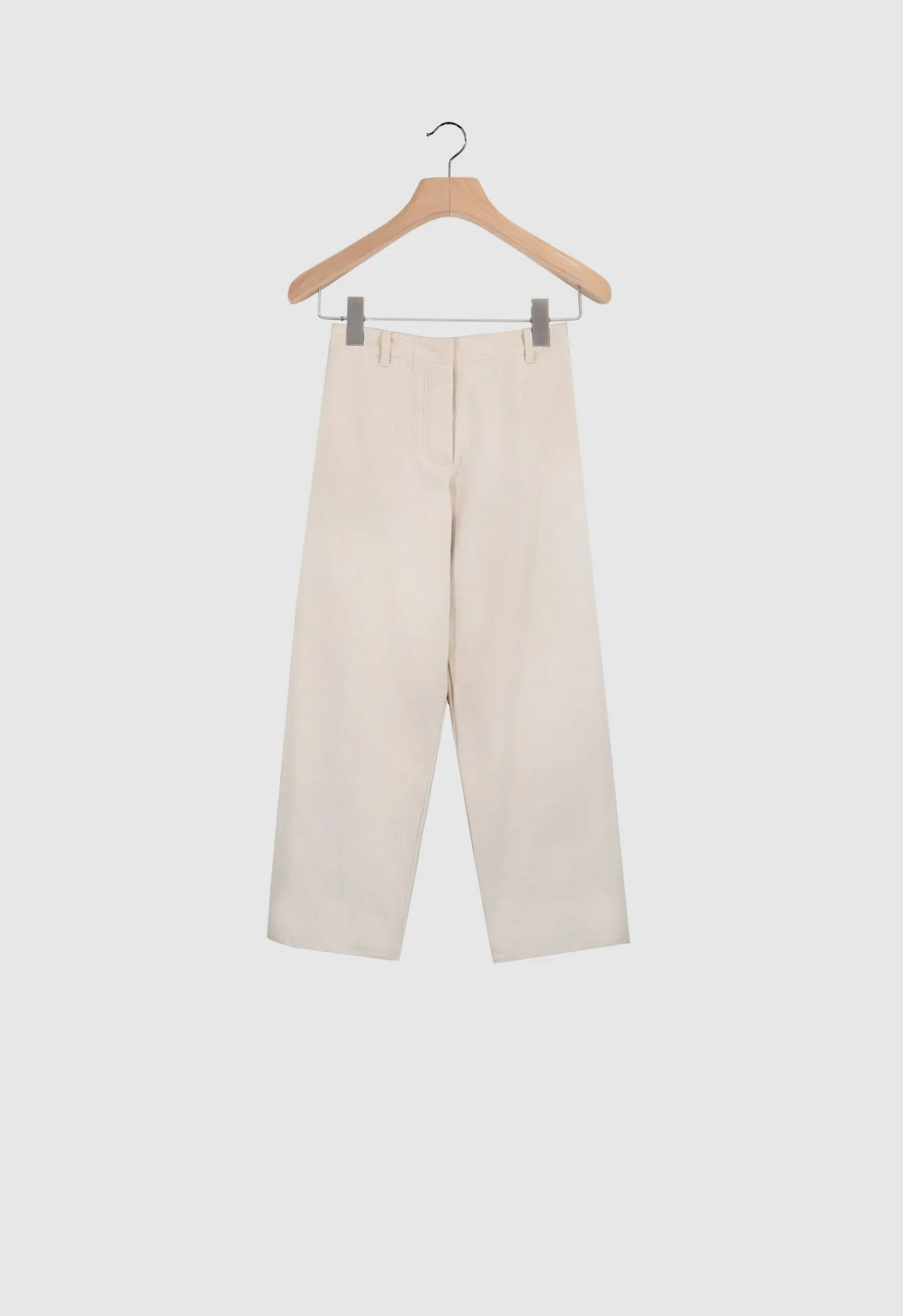 TOM - Cotton Drill Pants in Undyed/Natural