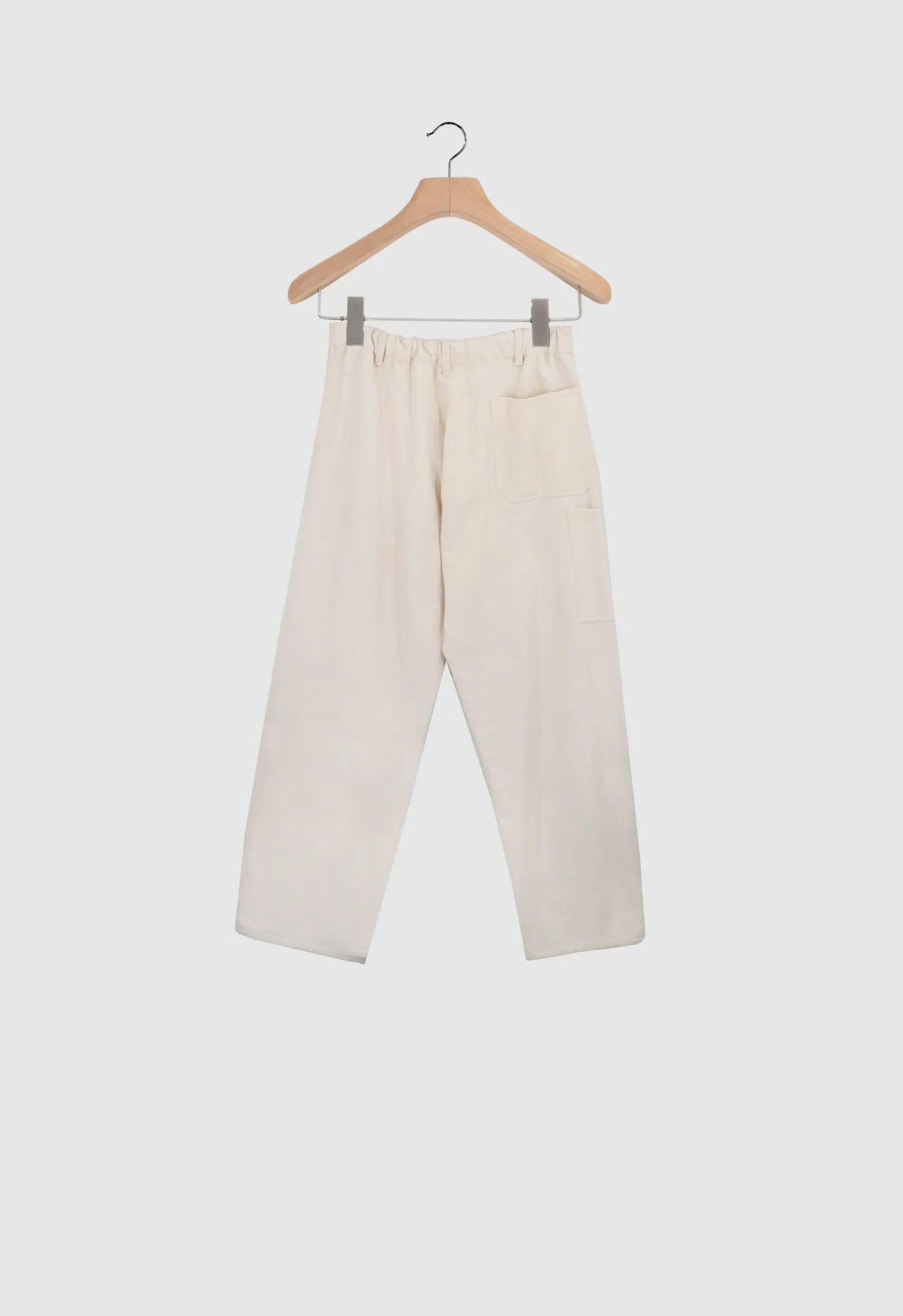 TOM - Cotton Drill Pants in Undyed/Natural