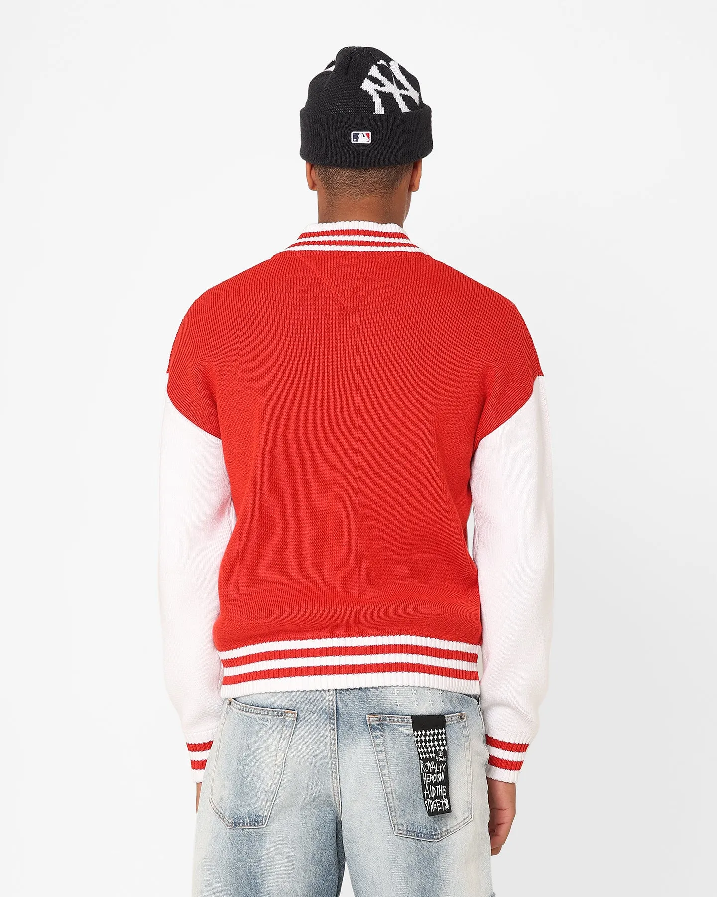 Tommy Jeans Collegiate Bomber Jacket Deep Crimson/Multi