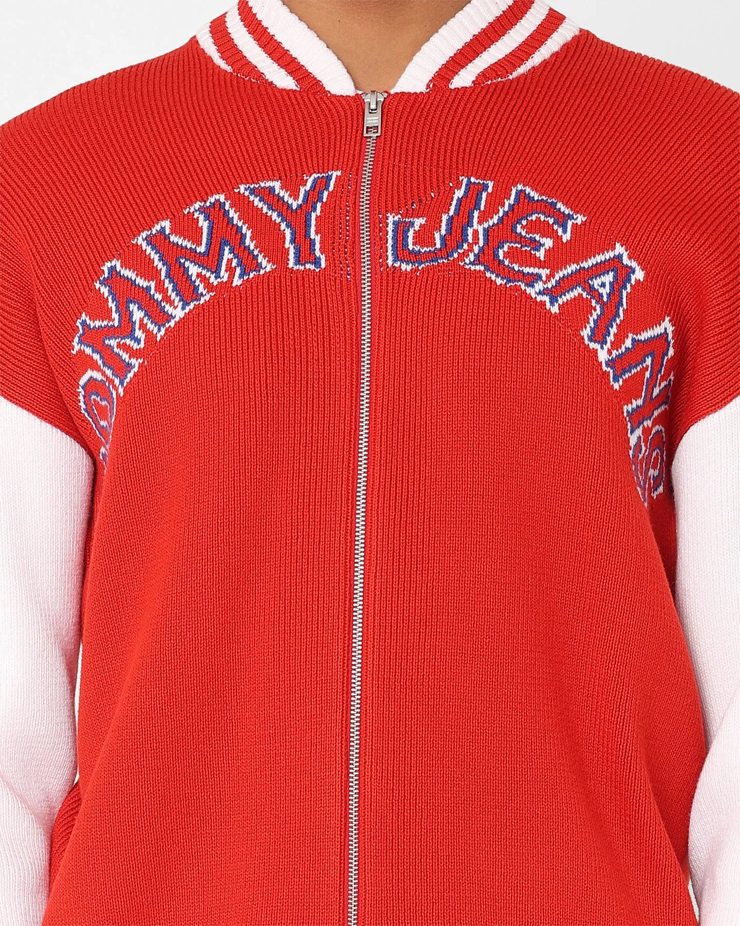 Tommy Jeans Collegiate Bomber Jacket Deep Crimson/Multi