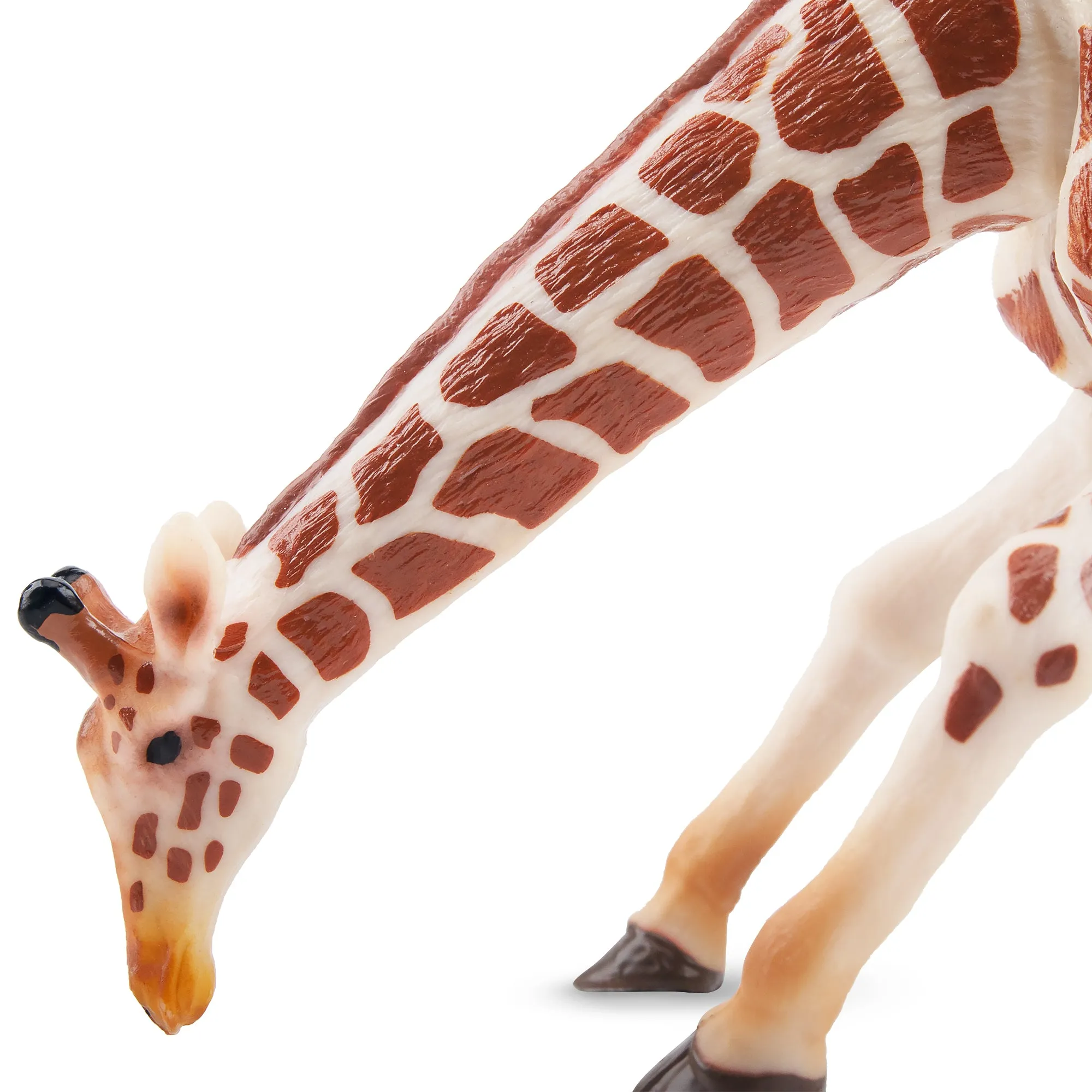 Toymany Grazing Giraffe Figurine Toy