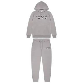 Trapstar Chenille Decoded Hooded Tracksuit-Grey Camo Edition