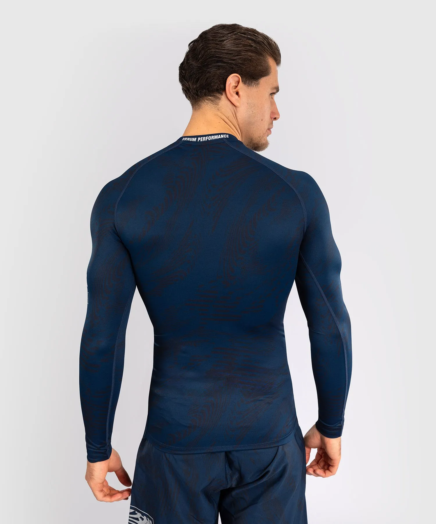 UFC Fusion by Venum Fight Week Men’s Performance Long Sleeve Rashguard - Oceanic Blue