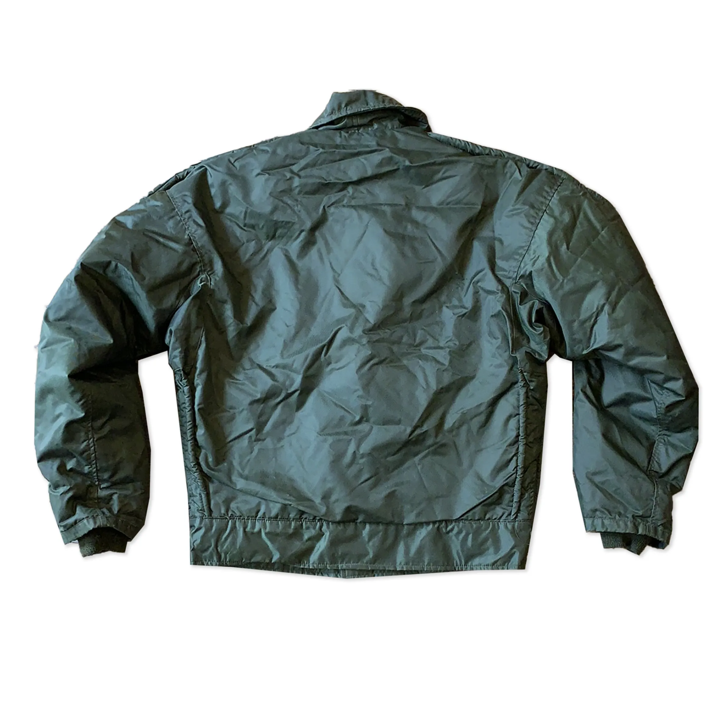 US navy green jacket with vest