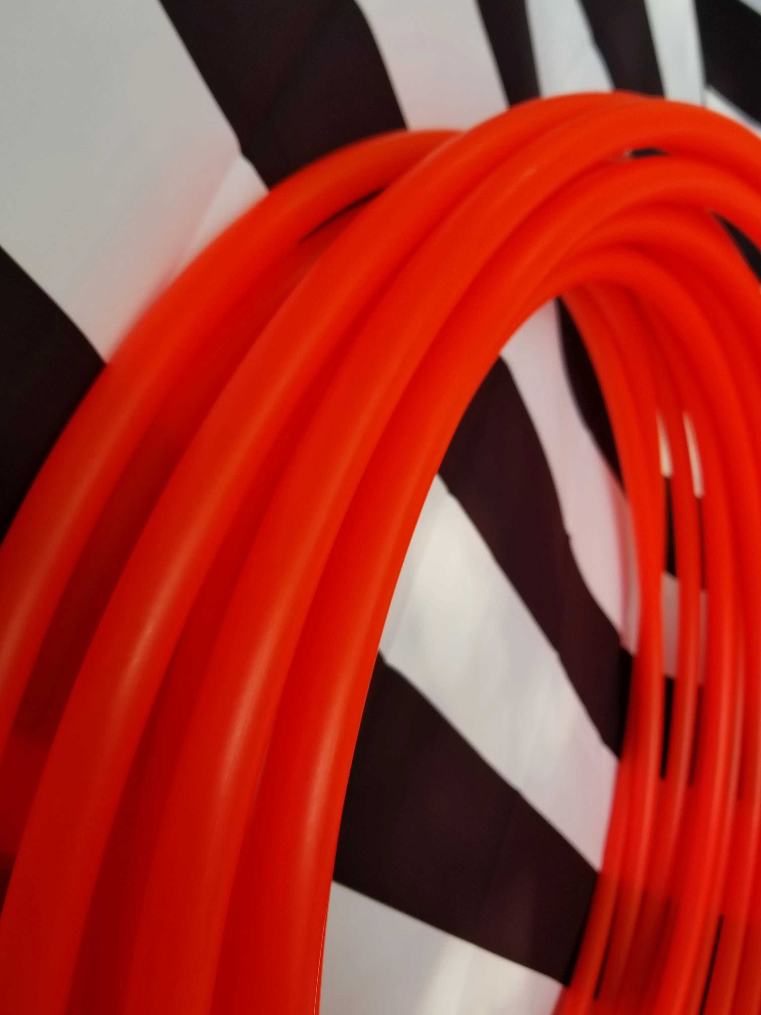 UV Red Polypro Bare Hoop 3/4