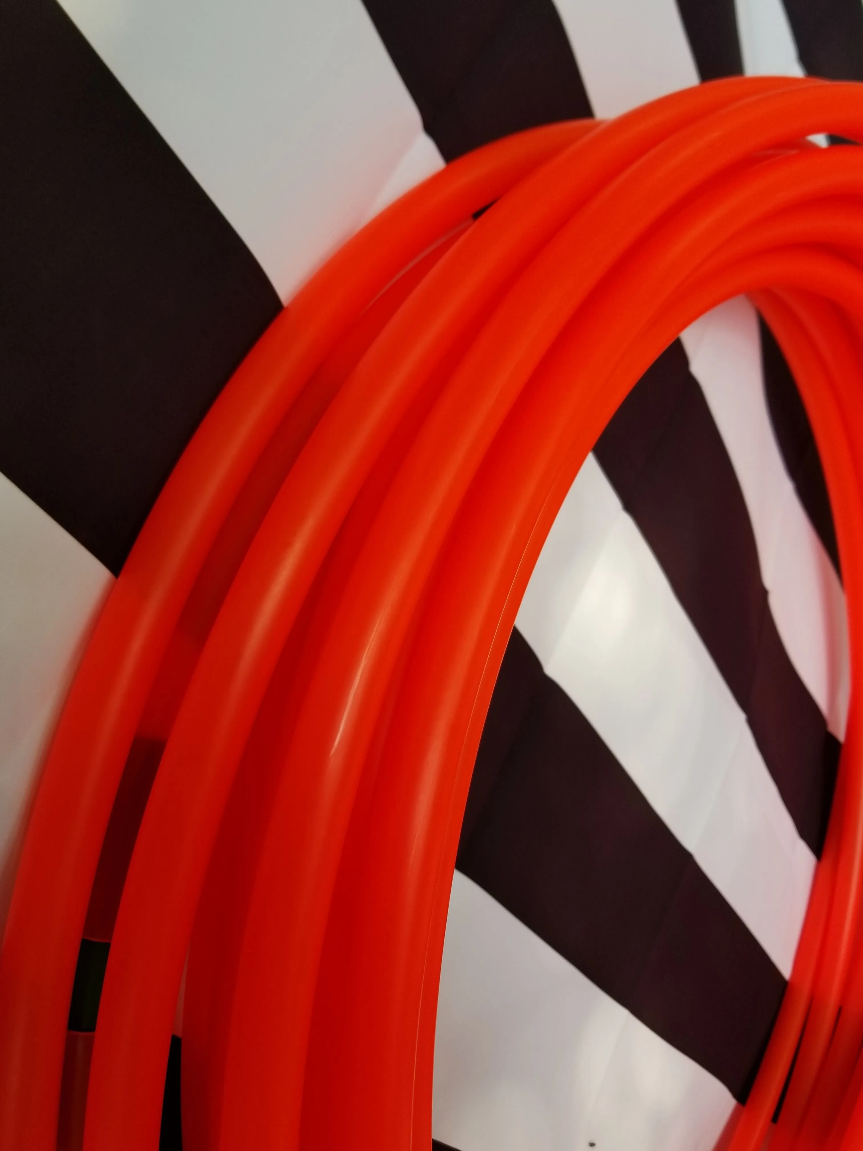 UV Red Polypro Bare Hoop 3/4