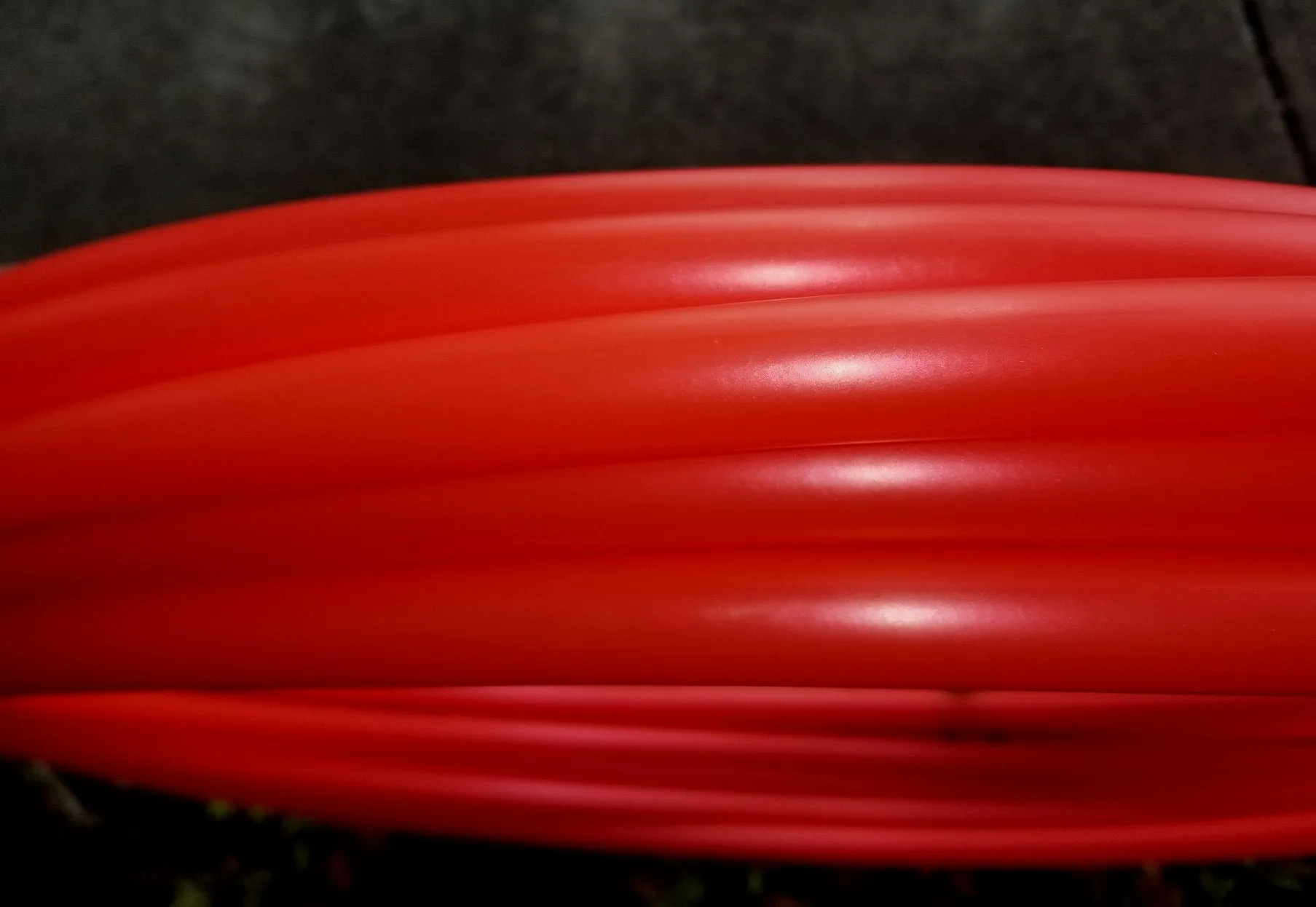 UV Red Polypro Bare Hoop 3/4