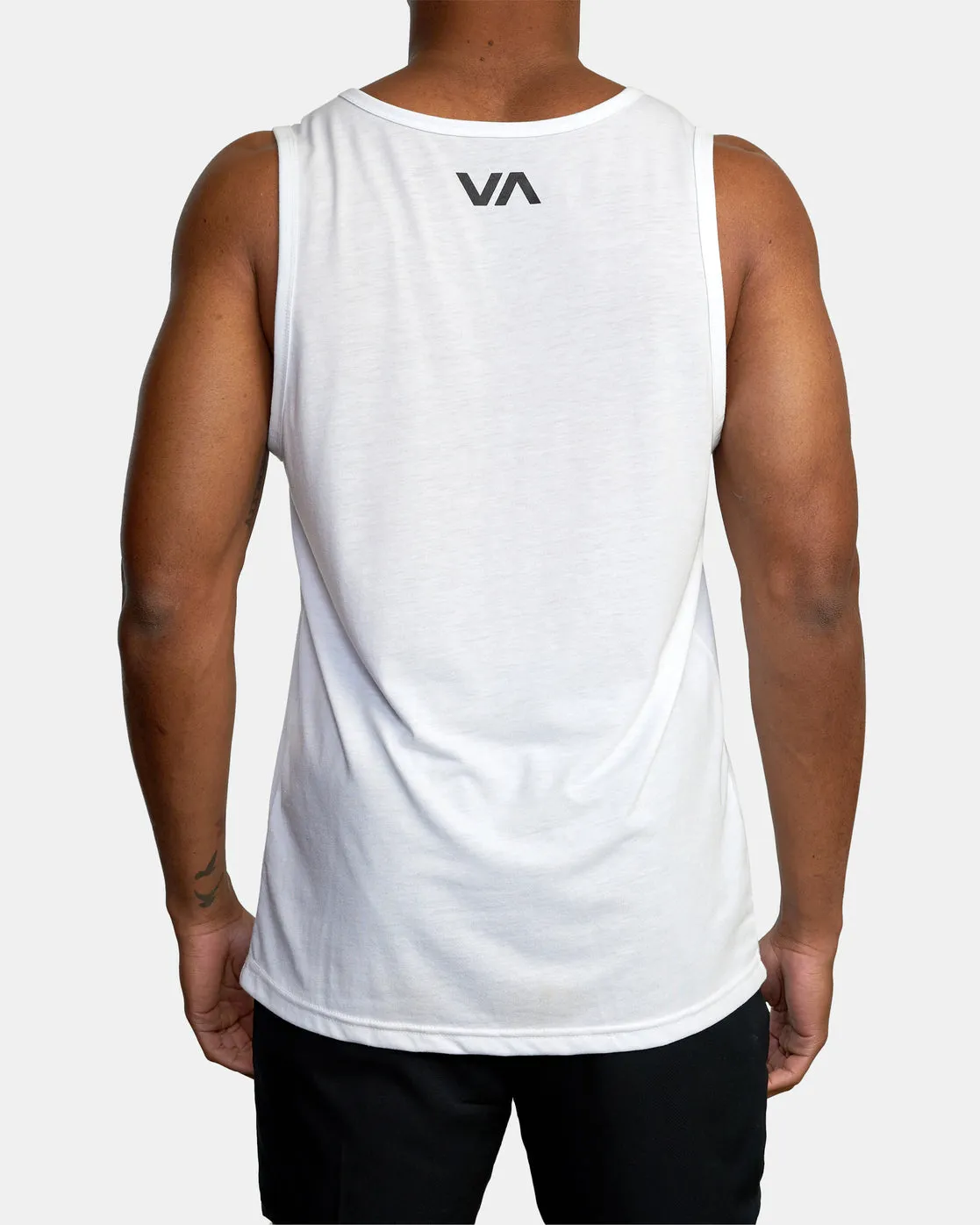 VA RVCA Blur Performance Tank Top - White