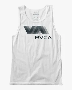 VA RVCA Blur Performance Tank Top - White