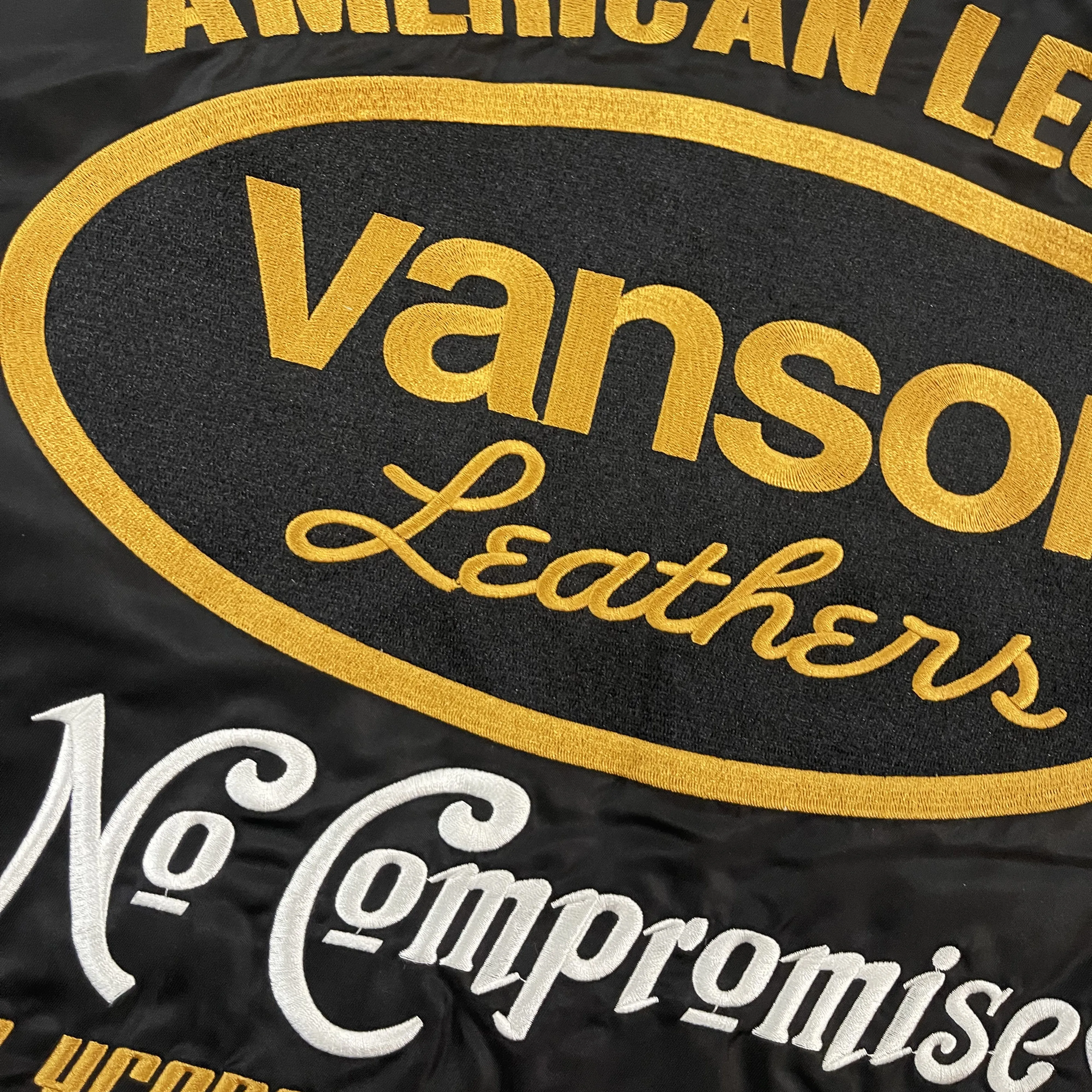 Vanson Leathers American Legend MA1 Bomber Jacket - L