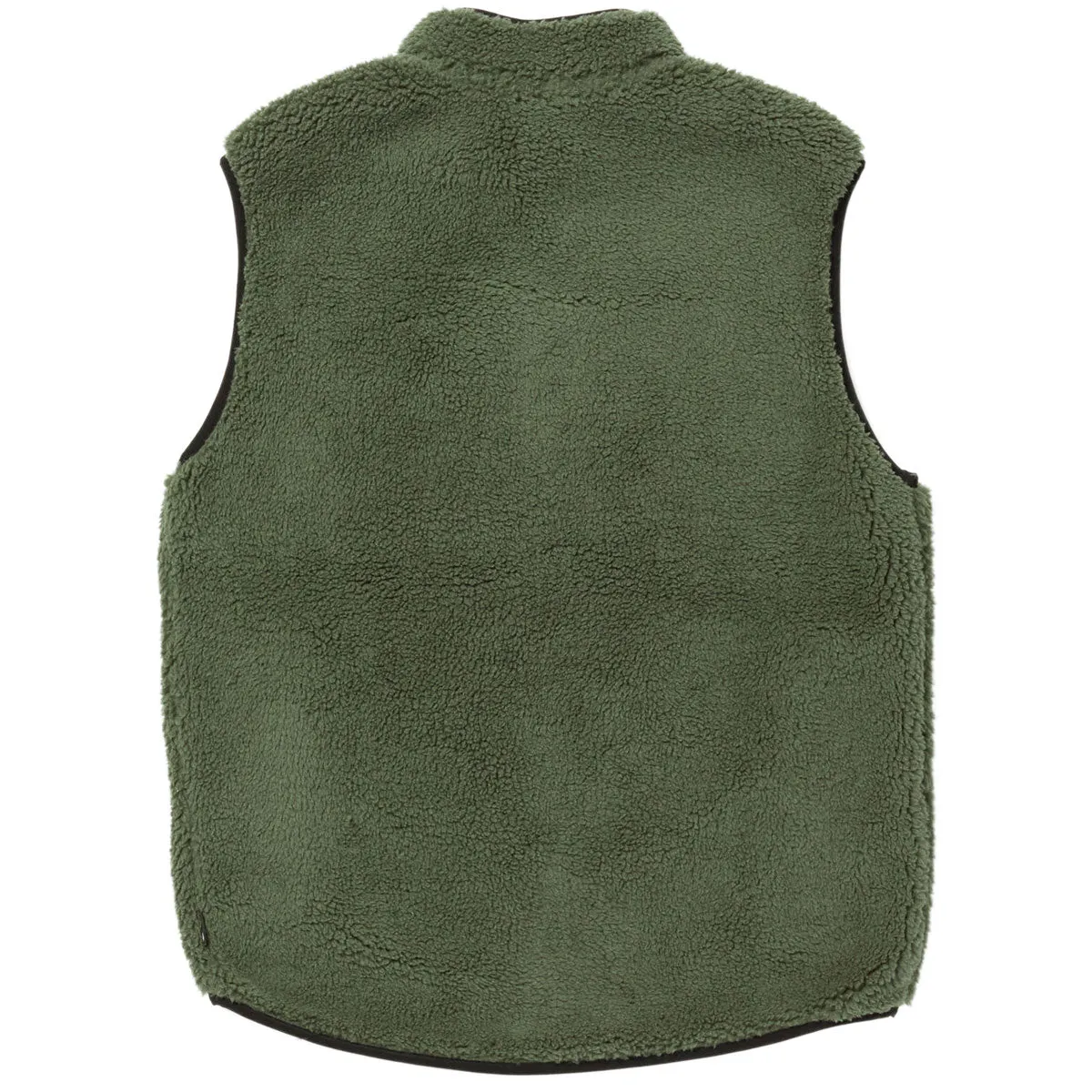 Volcom Muzzer Fuzzar Vest Jacket - Squadron Green