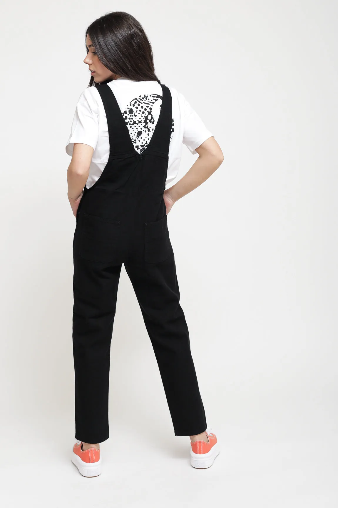 W' Bib Overall - Black