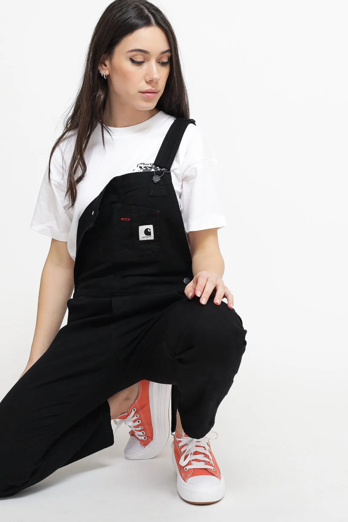 W' Bib Overall - Black