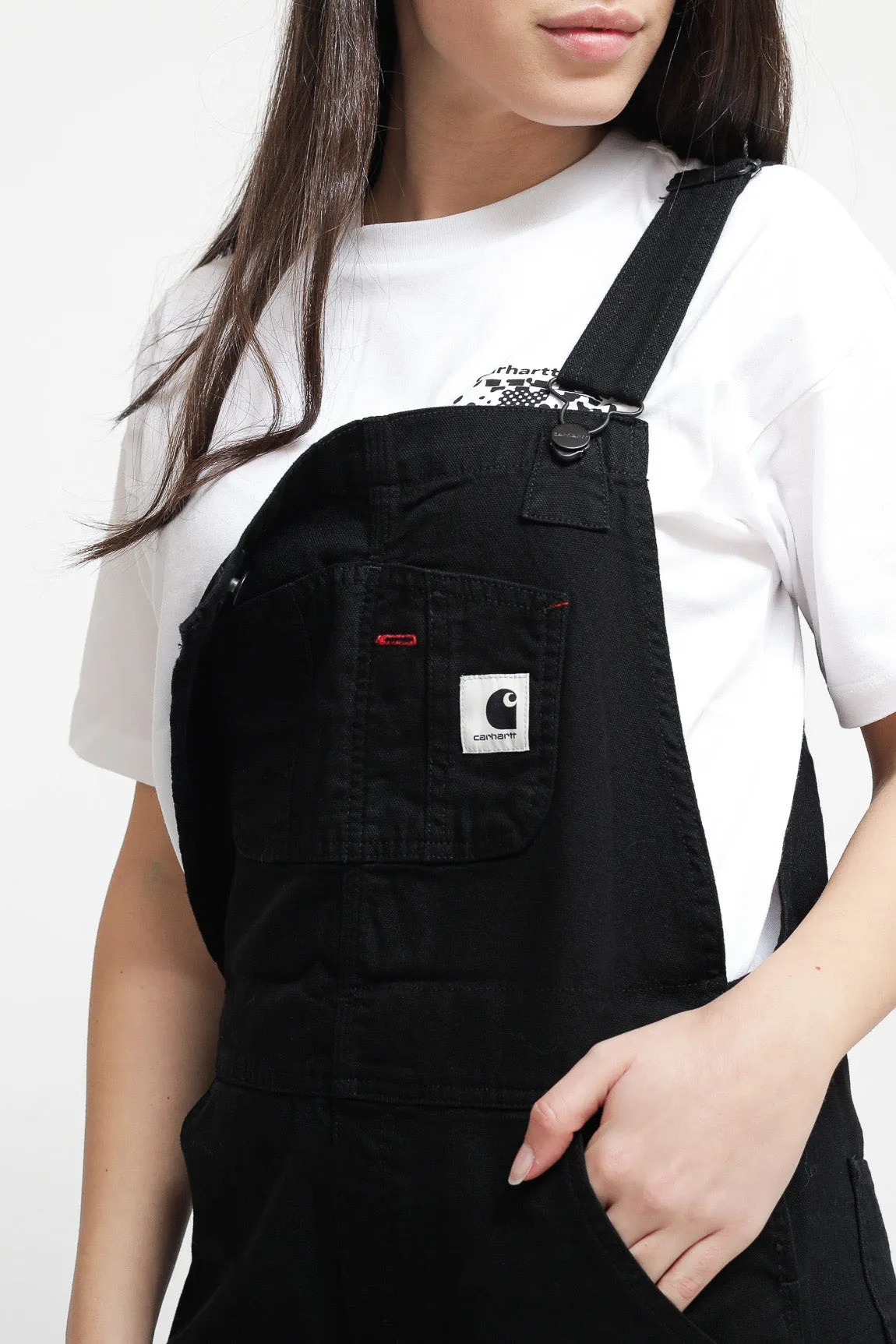 W' Bib Overall - Black