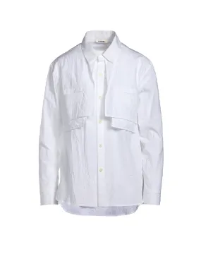 WASHER TYPEWRITER RAIN COAT LIKE SHIRT