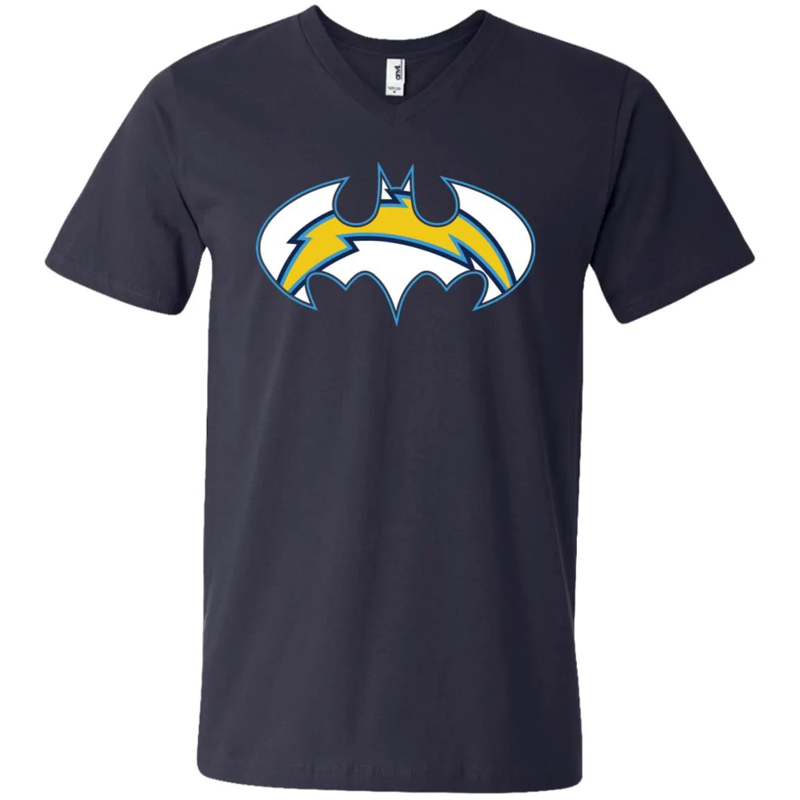 We Are The Los Angeles Chargers Batman Nfl Mashup Men V-Neck T-Shirt