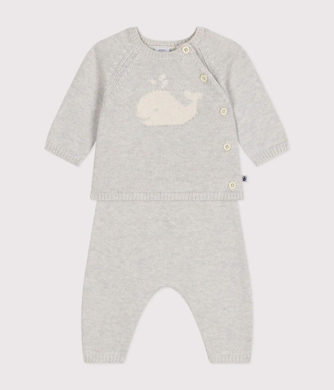 Whale Knit Set - Petit Bateau SP24