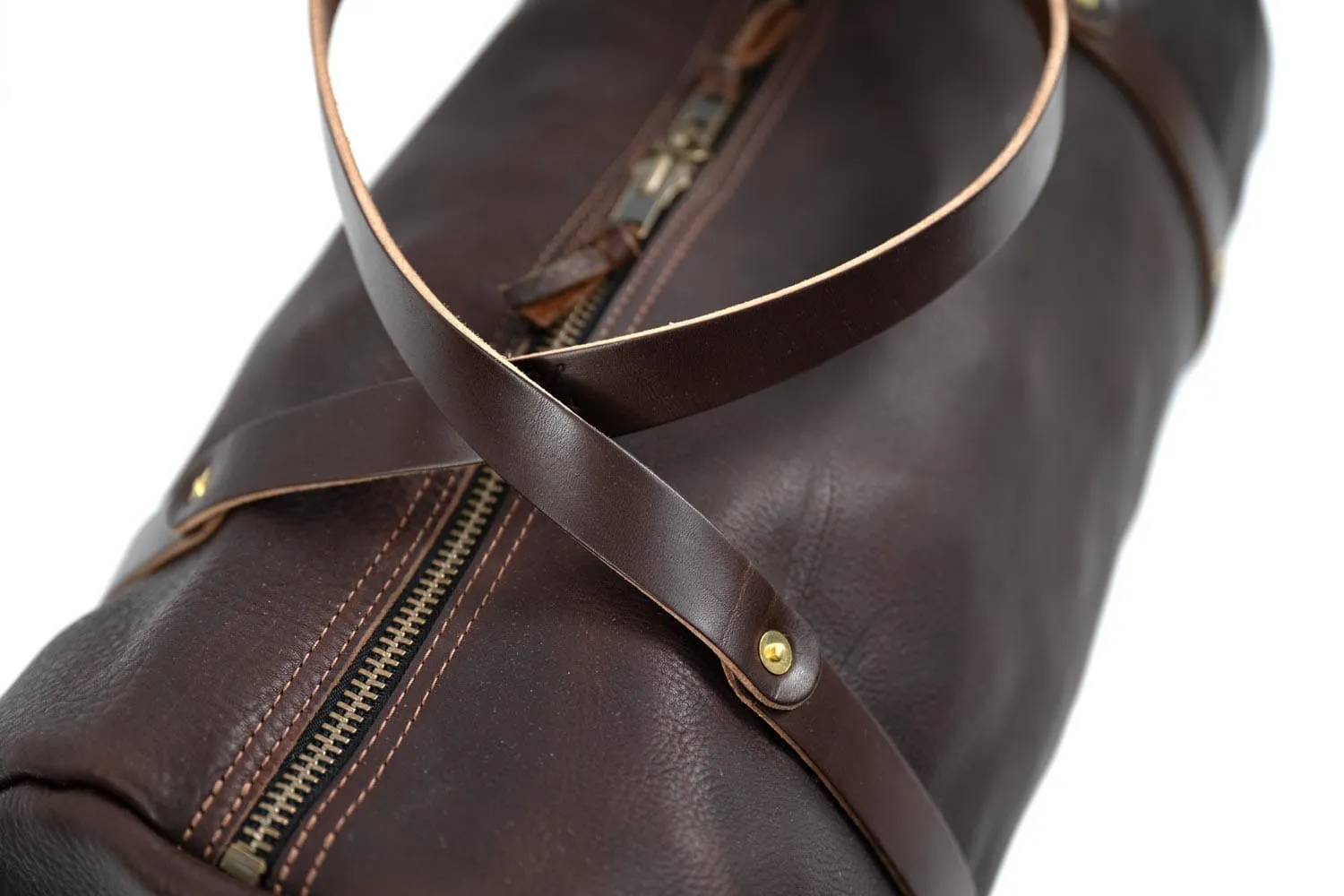 WILLIAM LEATHER WEEKENDER DUFFLE BAG