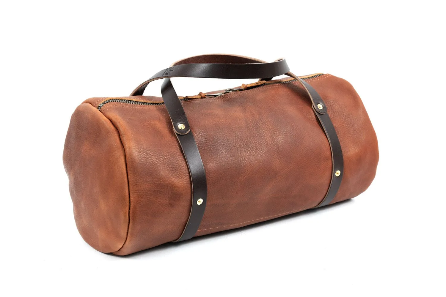 WILLIAM LEATHER WEEKENDER DUFFLE BAG